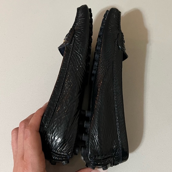 Tory Burch Kendrick Driver Loafers in Blue Size 7.5 - Picture 11 of 14